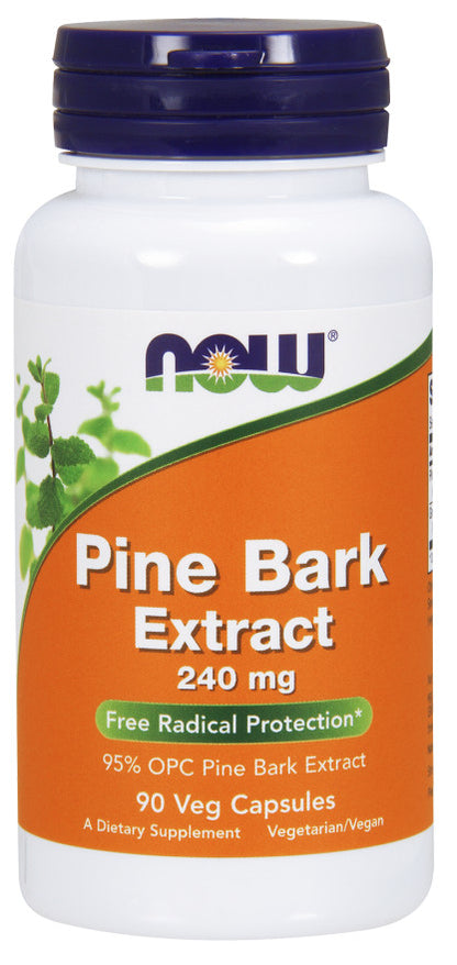 Pine Bark Extract, 240mg — 90 cápsulas vegetales