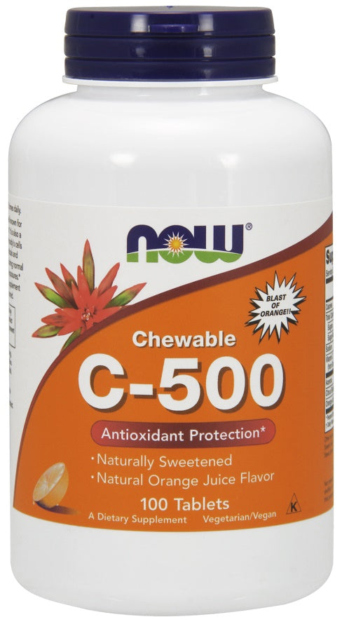 Vitamin C-500 Chewable - 100 tabs