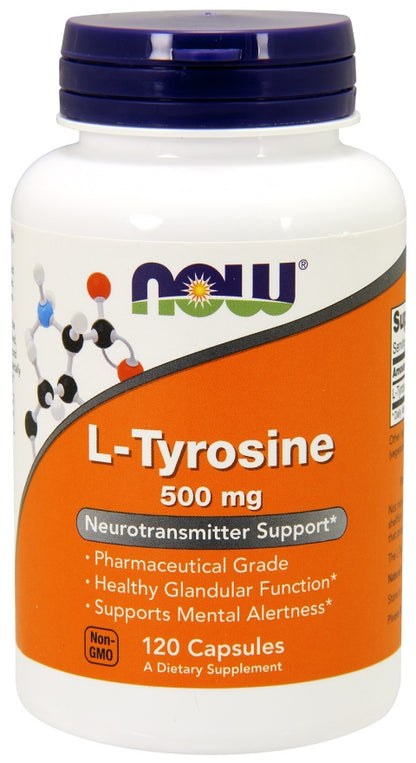 L-Tyrosine, 500 mg - 120 gélules