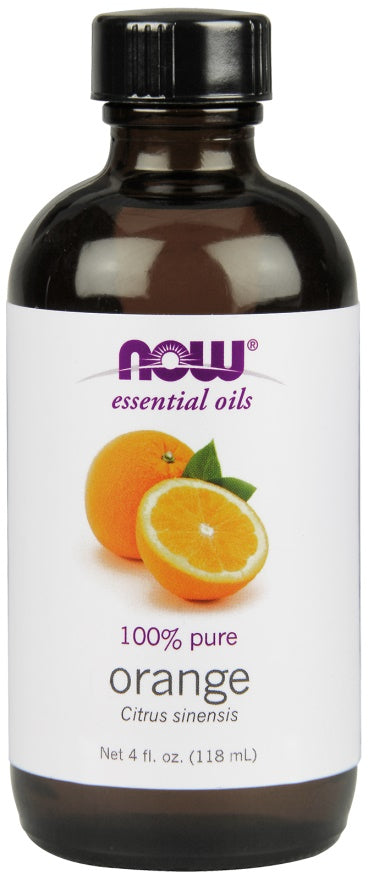 Huile essentielle, huile d'orange pure - 118 ml.