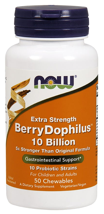 BerryDophilus, 10 milliards (Force extra) - 50 comprimés à croquer