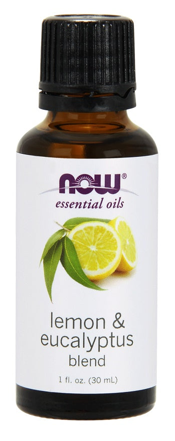 Huile essentielle, mélange citron & eucalyptus - 30 ml.