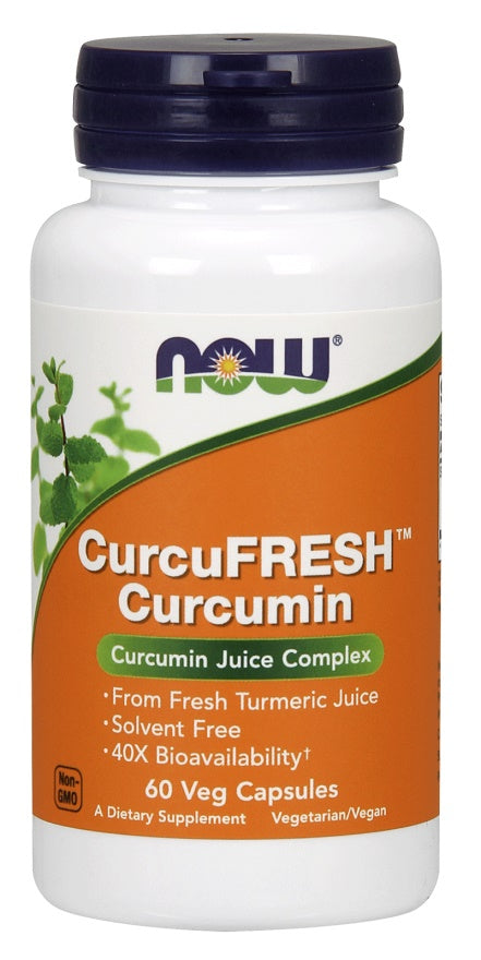 CurcuFRESH Curcumin, Capsules — 60 cápsulas vegetales