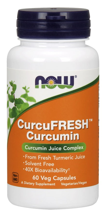 CurcuFRESH Curcumin, Capsules — 60 cápsulas vegetales
