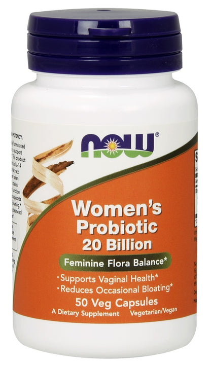 Women's Probiotic 20 Billion — 50 cápsulas vegetales