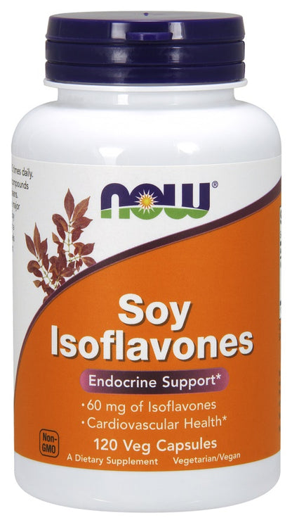 Soy Isoflavones — 120 cápsulas vegetales