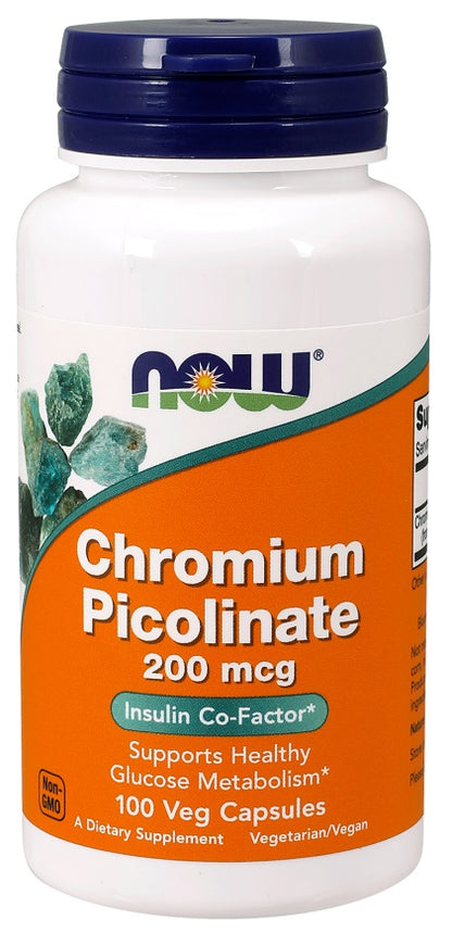 Picolinate de chrome, 200 mcg - 100 gélules végétales