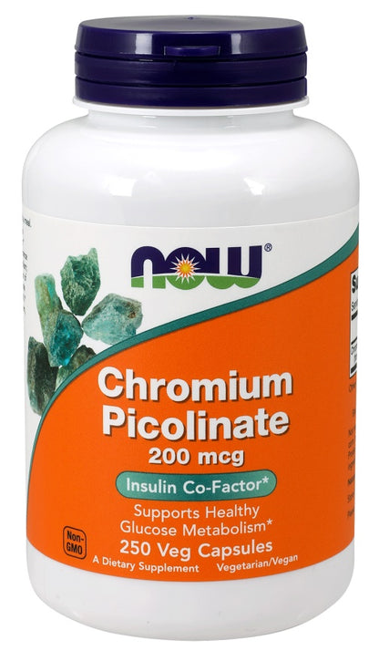 Picolinate de chrome, 200 mcg - 250 gélules végétales