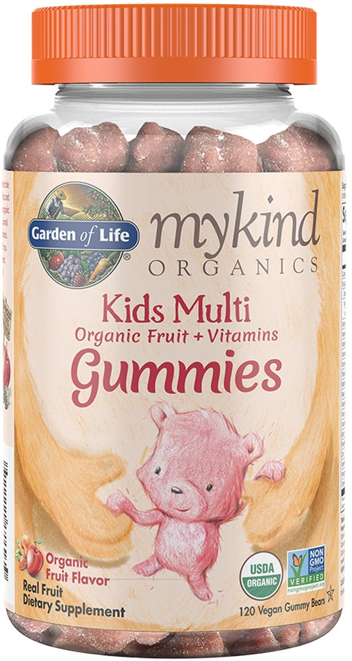 Mykind Kids Multi Gummies - 120 vegan gummy bears