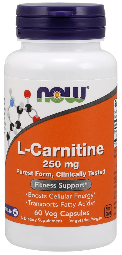 L-Carnitine, 250mg — 60 cápsulas vegetales