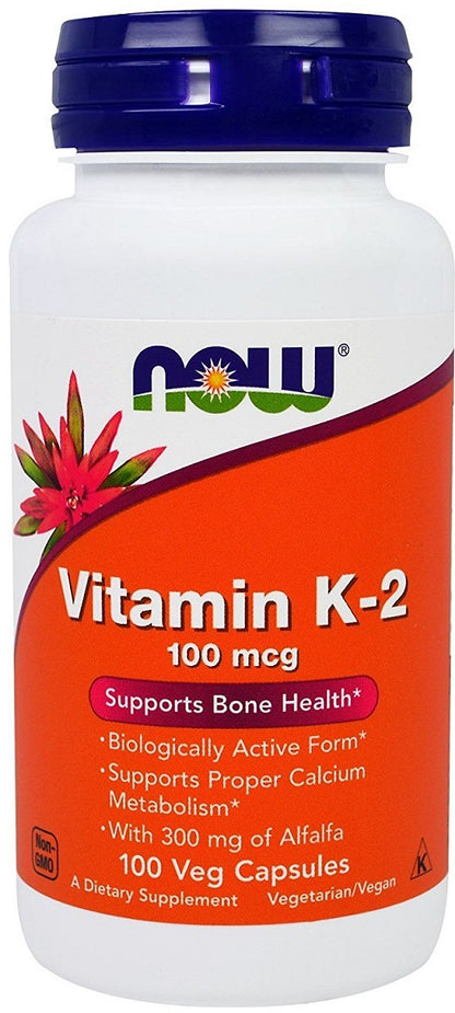 Vitamine K-2, 100 mcg - 100 gélules végétales