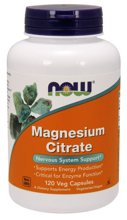 Citrate de magnésium, 400 mg - 120 gélules végétales