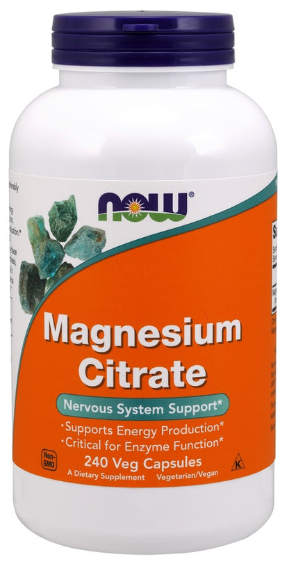 Citrate de magnésium, 400 mg - 240 gélules végétales