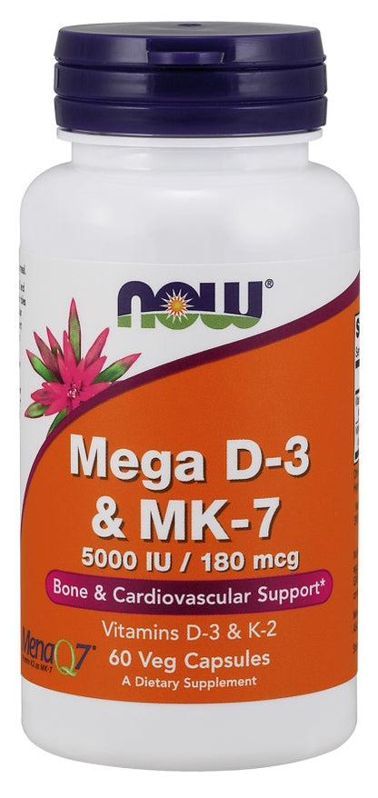 Mega D-3 & MK-7 - 60 gélules végétales