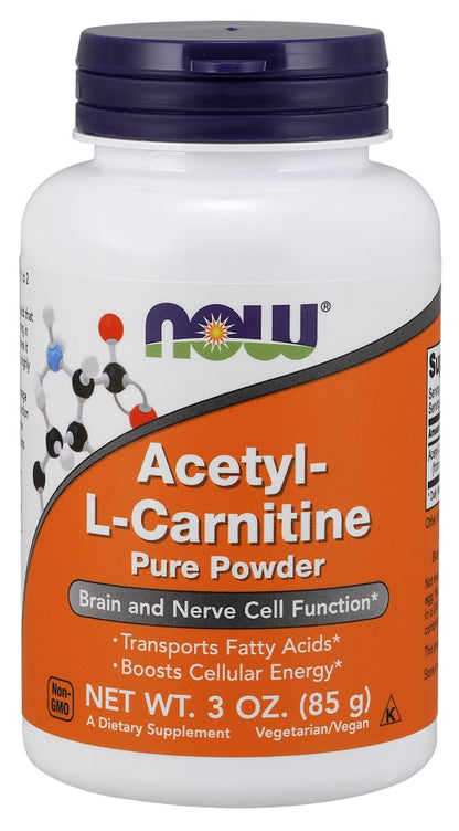 Acetyl-L-Carnitine, Pure Powder — 85g