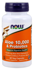 Aloe 10,000 & Probiotics — 60 cápsulas vegetales