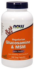 Glucosamine & MSM Vegetarian — 240 cápsulas vegetales