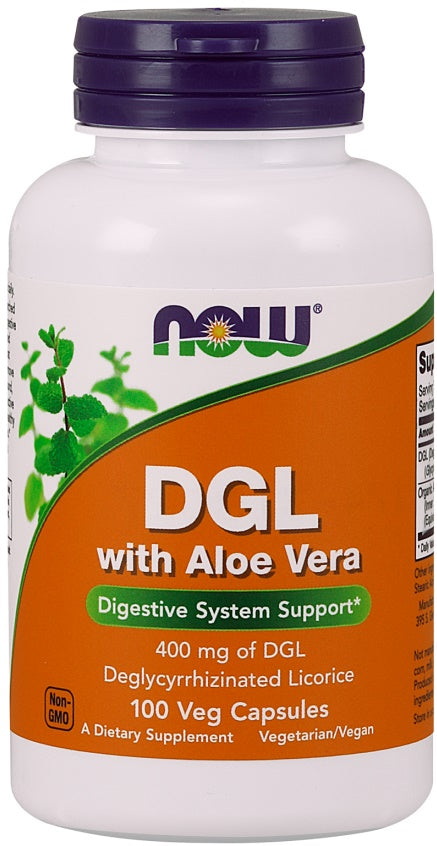 DGL with Aloe Vera — 100 cápsulas vegetales