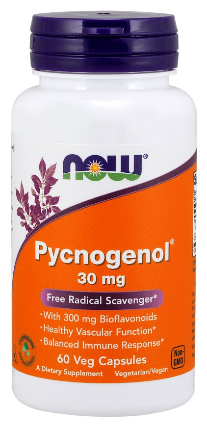 Pycnogenol, 30mg — 60 cápsulas vegetales