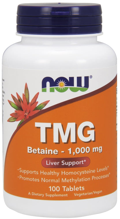TMG (triméthylglycine), 1000 mg - 100 comprimés