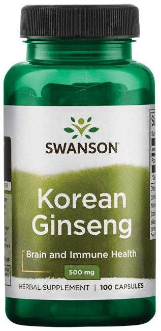 Ginseng coréen, 500 mg - 100 gélules