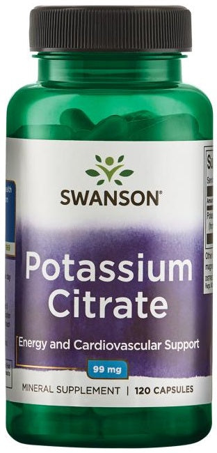 Citrate de potassium, 99 mg - 120 gélules
