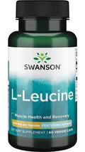 AjiPure L-Leucine, 500mg - 60 vcaps