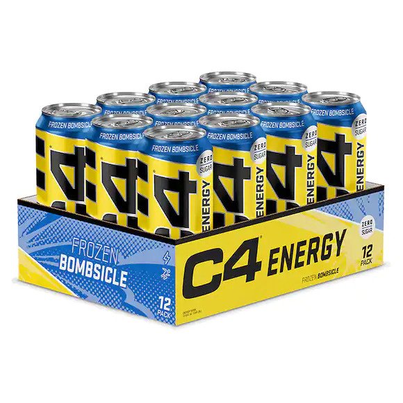 C4 Explosive Energy Drink - 12 x 500 ml.