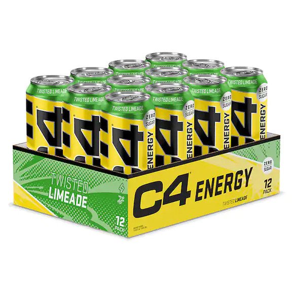 C4 Explosive Energy Drink - 12 x 500 ml.