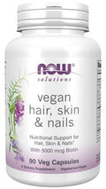 Vegan Hair, Skin & Nails — 90 cápsulas vegetales
