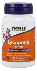 Lycopene, 20mg — 50 cápsulas blandas