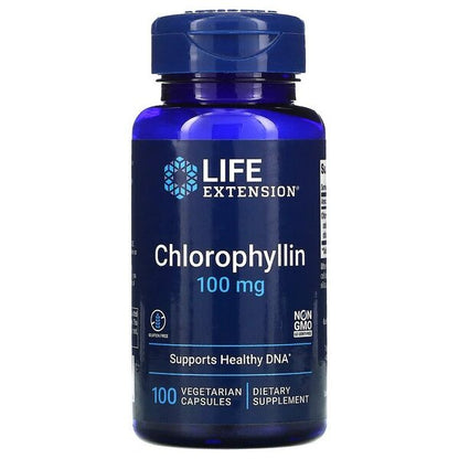 Chlorophylline, 100 mg - 100 gélules végétales