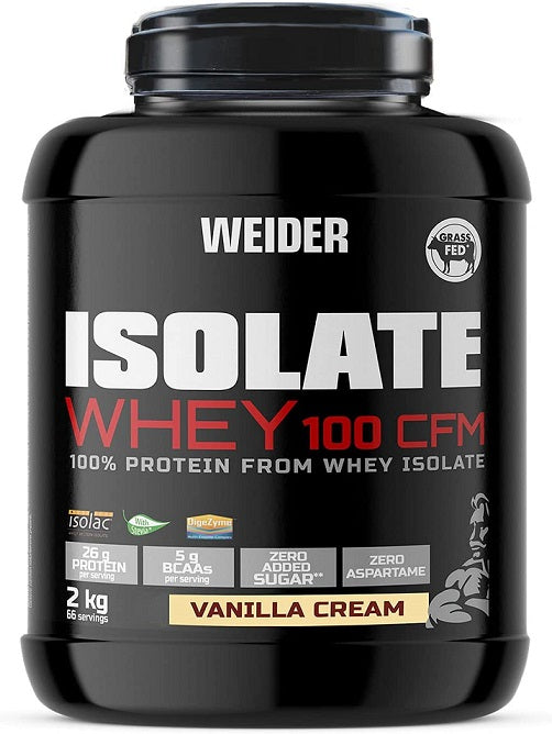 Isolate Whey 100 CFM · Crema de vainilla · 2000 g