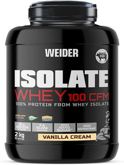 Isolate Whey 100 CFM · Crema de vainilla · 2000 g