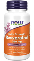 Resveratrol, Extra Strength 350mg — 60 cápsulas vegetales