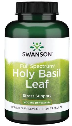 Feuille de basilic sacré, 400 mg - 120 gélules