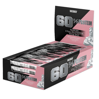 60% Protein Bar — 24 × 45 g · Fresa-yogur · 24 × 45 g