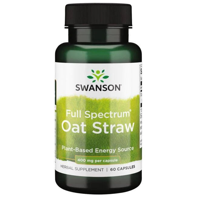 Full Spectrum Oat Straw, 400mg - 60 caps