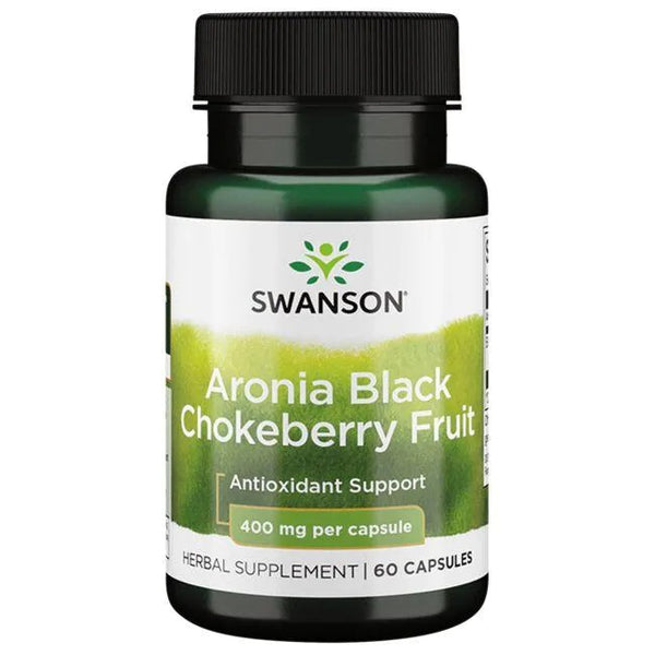 Aronia Black Chokeberry Fruit, 400mg - 60 caps
