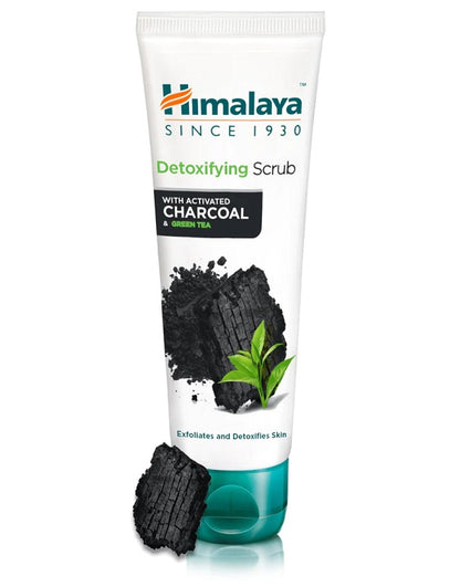 Gommage détoxifiant au charbon actif et thé vert - 75 ml.