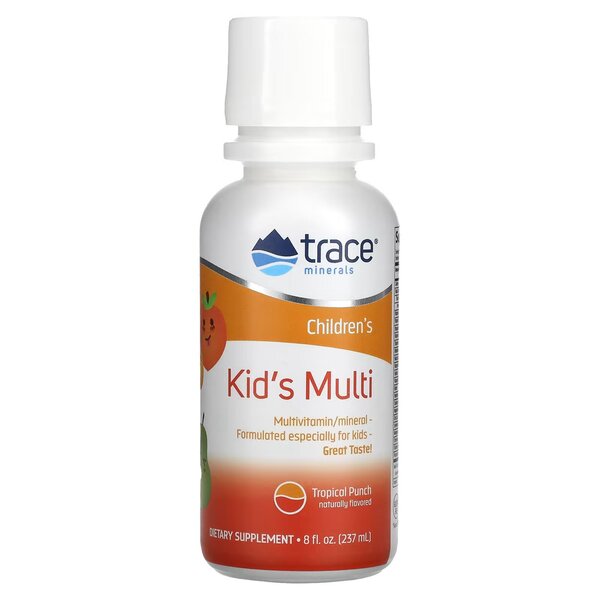 Children's - Kid's Multi, Tropical Punch - 237 ml. Trace Minerals
