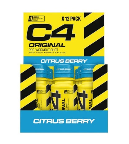 C4 Original Pre-Workout Shot - 12 x 60 ml.