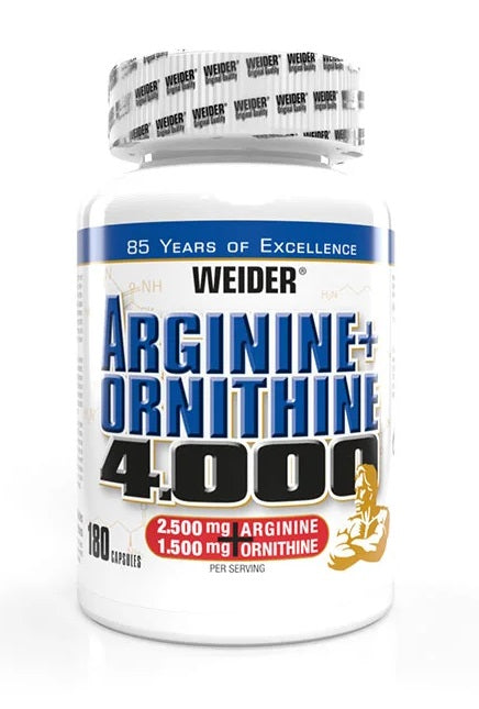 Arginine + Ornithine 4000 — 180 cápsulas · 180 cápsulas