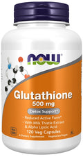 Glutathione, 500mg — 120 cápsulas vegetales