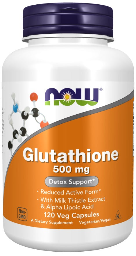 Glutathione, 500mg — 120 cápsulas vegetales