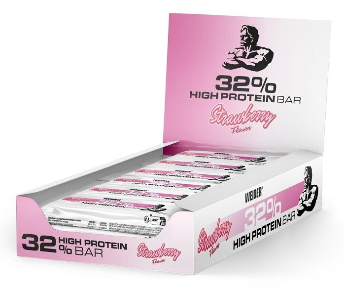 32% High Protein Bar — 12 × 60 g · Fresa · 12 × 60 g