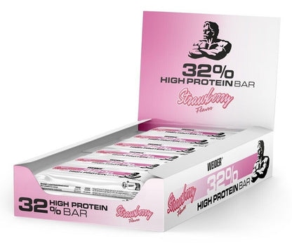 32% High Protein Bar — 12 × 60 g · Fresa · 12 × 60 g