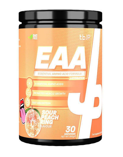 EAA + Hydration - 300g Trained by JP - Sour Peach Ring