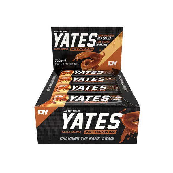 Yates Protein Bar - 12 x 60g - Caramelo salado