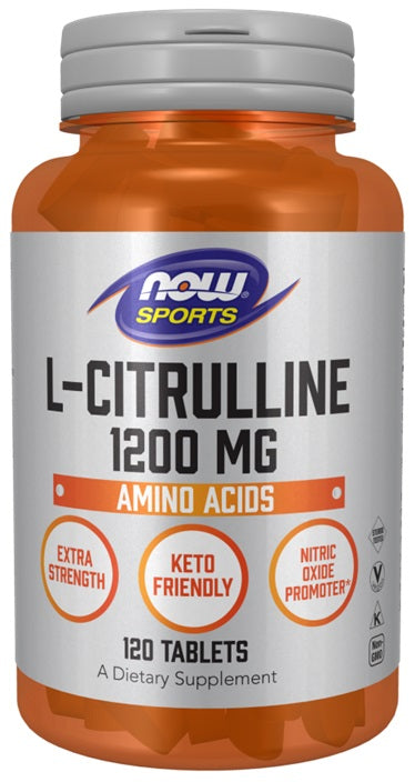L-Citrulline, 1200mg Extra Strength — 120 comprimidos